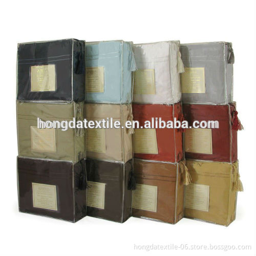 1500TC egyptian cotton bedding sets made by Microfiber fabric
